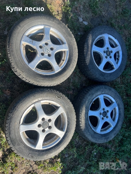 5х100 15ски голф4,бора,Ауди А3.Сеат Ибиза и др, снимка 1