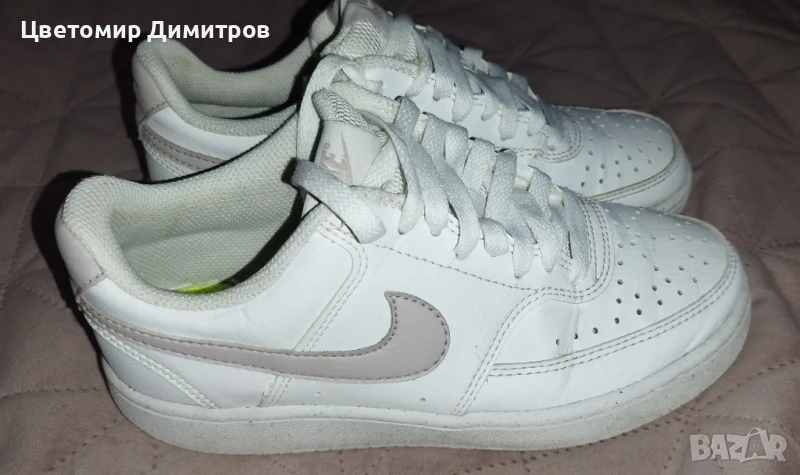 Бели маратонки Nike - качествена кожа!, снимка 1