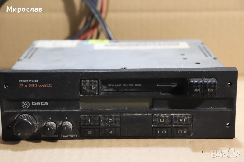 VW BETA BLAUPUNKT GRUNDIG AWTO RADIO KASETOFON , снимка 1