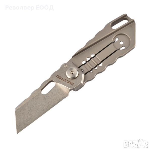 Сгъваем титаниев нож Dulotec K906 - сив, снимка 1