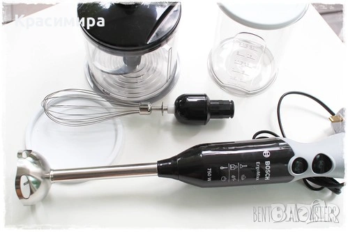 Пасатор Блендер Bosch ErgoMixx MSM67160, 750W Чопър, снимка 3 - Блендери - 53388376