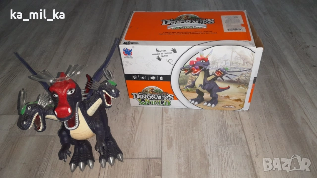 Играчка-Триглав дракон, голям, снимка 6 - Музикални играчки - 53283244