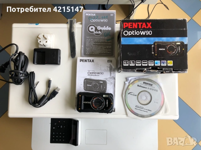 Pentax Optio W90 -Водоустойчив, удароустойчив-фотоапарат(камера), снимка 3 - Фотоапарати - 53424093