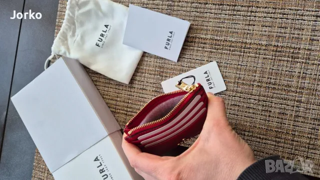 Портмоне тип card holder Furla, снимка 2 - Портфейли, портмонета - 48636396