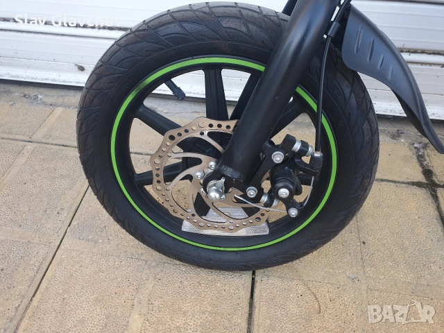 Нов Електрически сгъваем велосипед EMO BIKE 14"цола , снимка 3 - Велосипеди - 53829967