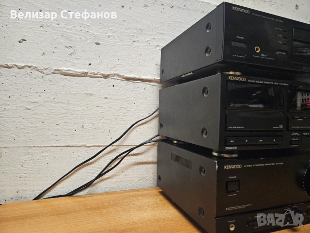 Kenwood Hi-Fi система – CD Player, Double Cassette Deck и Stereo Amplifier, снимка 4 - Аудиосистеми - 53853239