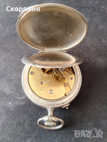 Швейцарски джобен часовник 1925г. - Класика в жанра - ПРОМОЦИЯ, снимка 6 - Джобни - 49241450
