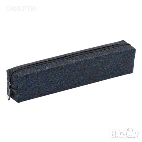 Несесер Black Blue Glitter 18.5x3x4cm арт No195810, снимка 1 - Раници - 46932030