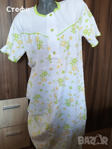 Дамска нощница Крепон , снимка 4 - Нощници - 51091978