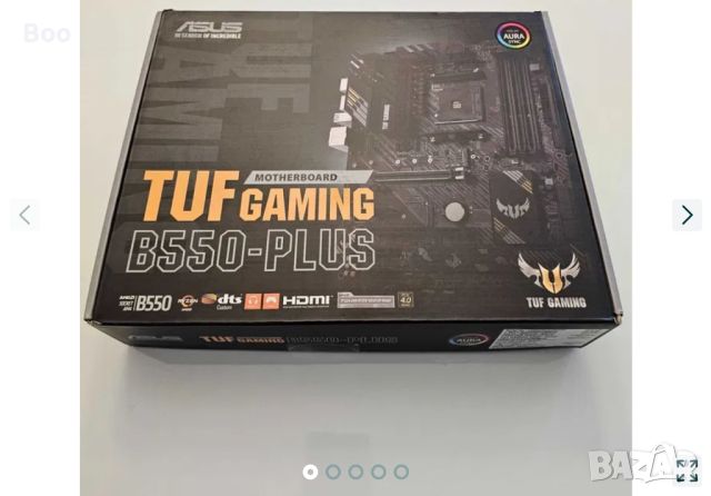 Комплект ASUS TUF Gaming B550-PLUS + НОВ RYZEN 5 5600X 6-Core 4.6 GHz, снимка 1 - Други - 46130957
