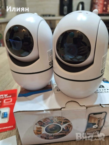 Комплект 2бр WiFi камери PTZ