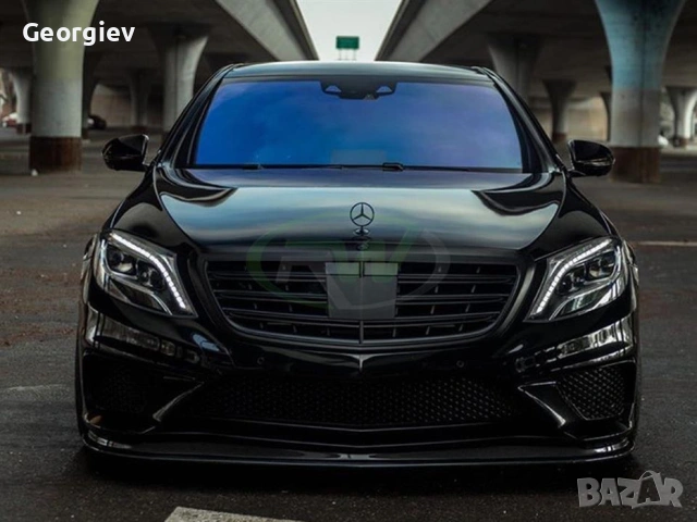 Черен лак/Хром решетка AMG Mercedes S класа W222 с Distronic, снимка 10 - Аксесоари и консумативи - 53803778