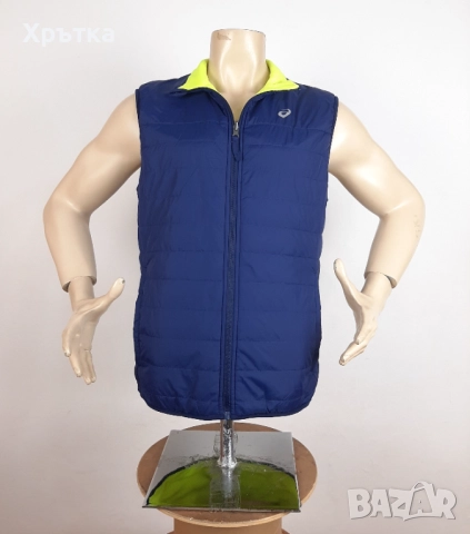 Asics Reversible Vest - Оригинален мъжки елек с две лица р-р M, снимка 6 - Якета - 52829398