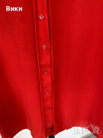 Zara червена риза в размер XS, снимка 13 - Ризи - 46219178