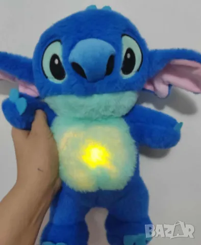 Stitch, плюшена бебешка играчка, с мелодия и светлина, снимка 6 - Музикални играчки - 48911887