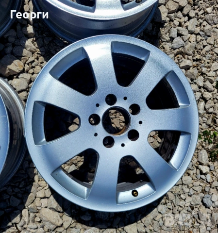 Оригинални лети джанти за Mercedes 16" 5x112 (E-Class W211), снимка 5 - Гуми и джанти - 54225849