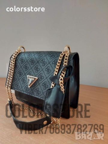 Черна чанта Guess кодIM354, снимка 2 - Чанти - 36366836