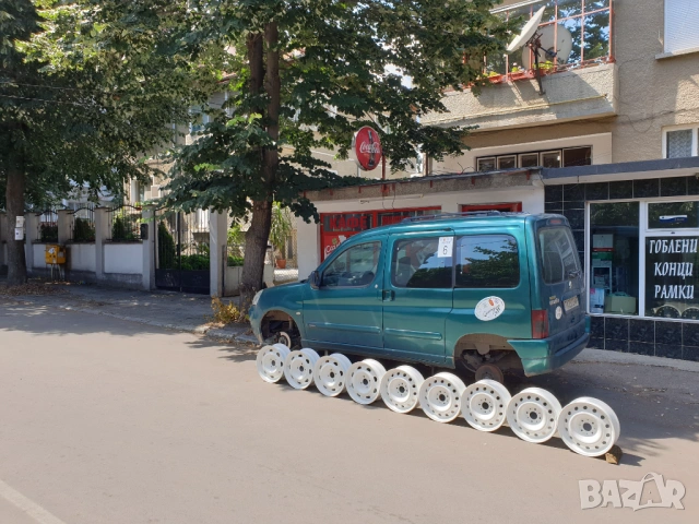 Джанти с гуми за Citroen 4x108 15“ прахово боядисани