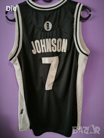 NBA Brooklyn Nets Johnson bootleg jersey , снимка 2 - Спортни дрехи, екипи - 46125621