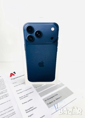 НОВ! iPhone 17 Pro Max 256GB Deep Blue ГАРАНЦИЯ 24 Месеца!, снимка 2 - Apple iPhone - 53655050