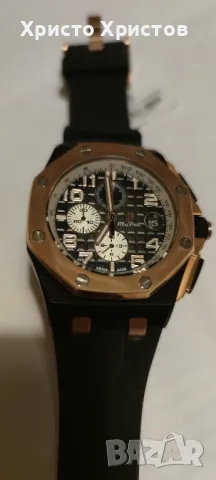 Мъжки луксозен часовник Audemars Piguet Royal Oak Offshore Chronograph Rose gold, снимка 18 - Мъжки - 42209001