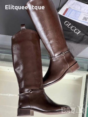 дамски ботуши Gucci Boots🐝🌼🇮🇹 🔝 🆕 , снимка 4 - Дамски ботуши - 52325096