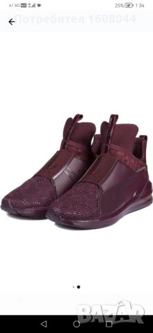 Puma - Дамски маратонки Fierce Km, Лилав,, снимка 1 - Маратонки - 46627167