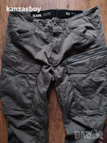 g-star rovic zip 3d straight tapere - мъжки карго панталон 30, снимка 2 - Панталони - 53513438