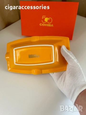 Cohiba керамичен пепелник за 4 пури – подаръчна кутия, снимка 2 - Табакери - 54096982