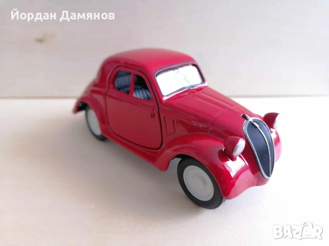 Фиат 500 Тополино '36г в мащаб 1:34 , снимка 3 - Колекции - 51853450