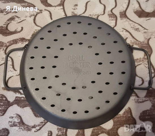 Барбекю грил тиган Grill Master , снимка 3 - Съдове за готвене - 52955444