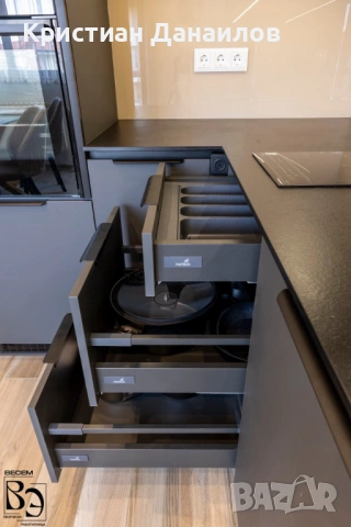 Изработка на кухни и мебели по-поръчка + 3D проект на Autocad, снимка 18 - Дърводелски услуги - 29872231