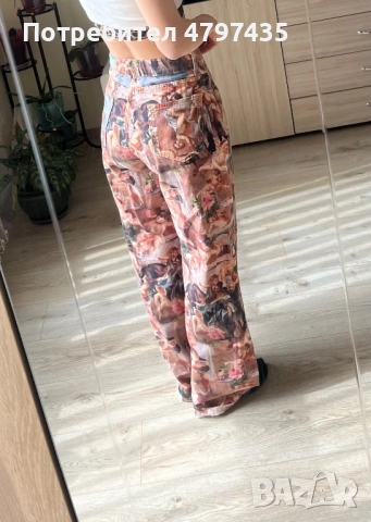 Красиви дънки с рисунки на тях, снимка 2 - Дънки - 54199841