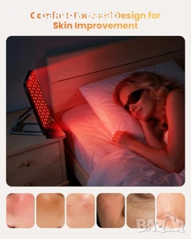 Нов Панел червена и инфрачервена светлина 210 LED за домашна грижа терапия, снимка 7 - Други - 54207985