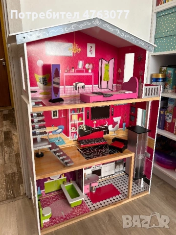 Къща и кола за Барби кукли, снимка 4 - Кукли - 54180325
