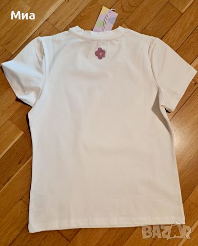 Дамска бяла тениска., снимка 4 - Тениски - 46453014