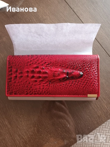 Нови! Портмоне естествена кожа и несесер за бижута