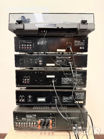🔊ТОП ретро аудио система - сет TECHNICS Class AA - усилвател, CD, триглав дек,  тунер и грамофон, снимка 8 - Аудиосистеми - 52856533