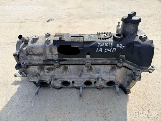 Цилиндрова глава оборудвана от Toyota Yaris 1.4 D4D 2007г., снимка 5 - Части - 53895684