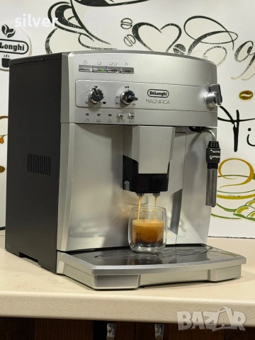 Кафемашина кафе автомат delonghi magnifica с гаранция, снимка 5 - Кафемашини - 53080751