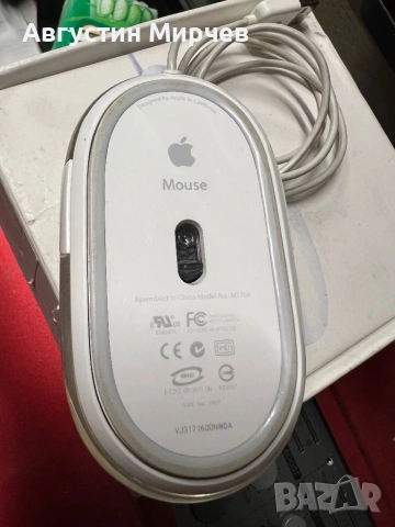 Apple мишка, снимка 2 - Клавиатури и мишки - 53937892