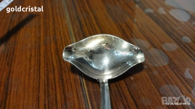 стар посребрен черпак  , снимка 3 - Антикварни и старинни предмети - 22324385