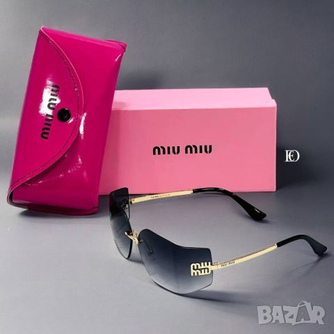 очила с Калъф и Кутия Miu Miu , снимка 3 - Слънчеви и диоптрични очила - 46486898