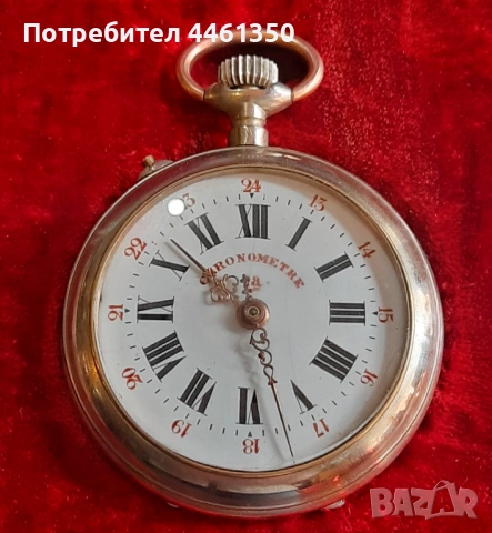Старинен Швейцарски джобен часовник система Roskopf, снимка 6 - Антикварни и старинни предмети - 54289732