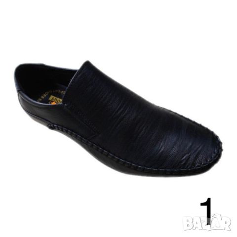 Официални мъжки кожени шити обувки, снимка 5 - Официални обувки - 46325016