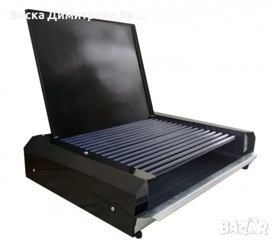 Електрическа скара, 2400W с капак, металокерамика, снимка 4 - Скари - 49306692