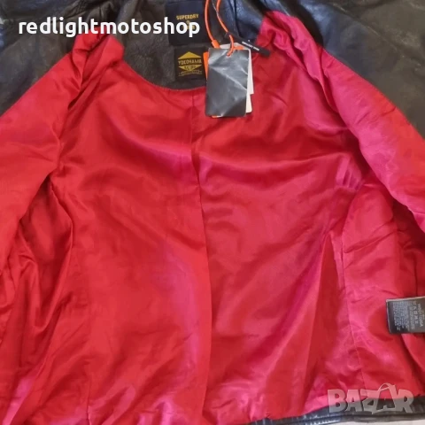 📌 5262 Superdry Дамско кожено яке | Рокерия | НОВО | Размер 38 | 250 лв., снимка 6 - Аксесоари и консумативи - 50888816
