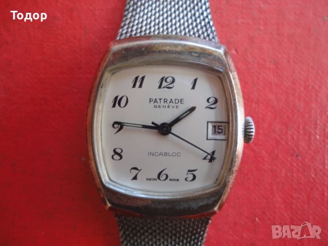 Сребърен швейцарски часовник Cenve, снимка 8 - Мъжки - 45338498