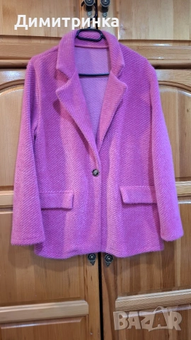 Дамско розово сако