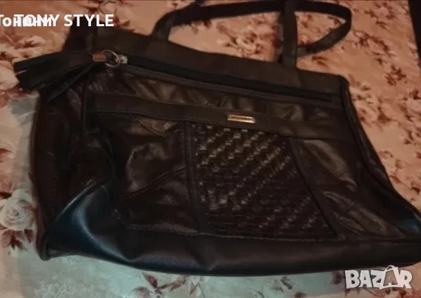 STEFANO Оригинал Нова Кожена Дамска Чанта, снимка 4 - Чанти - 51696611